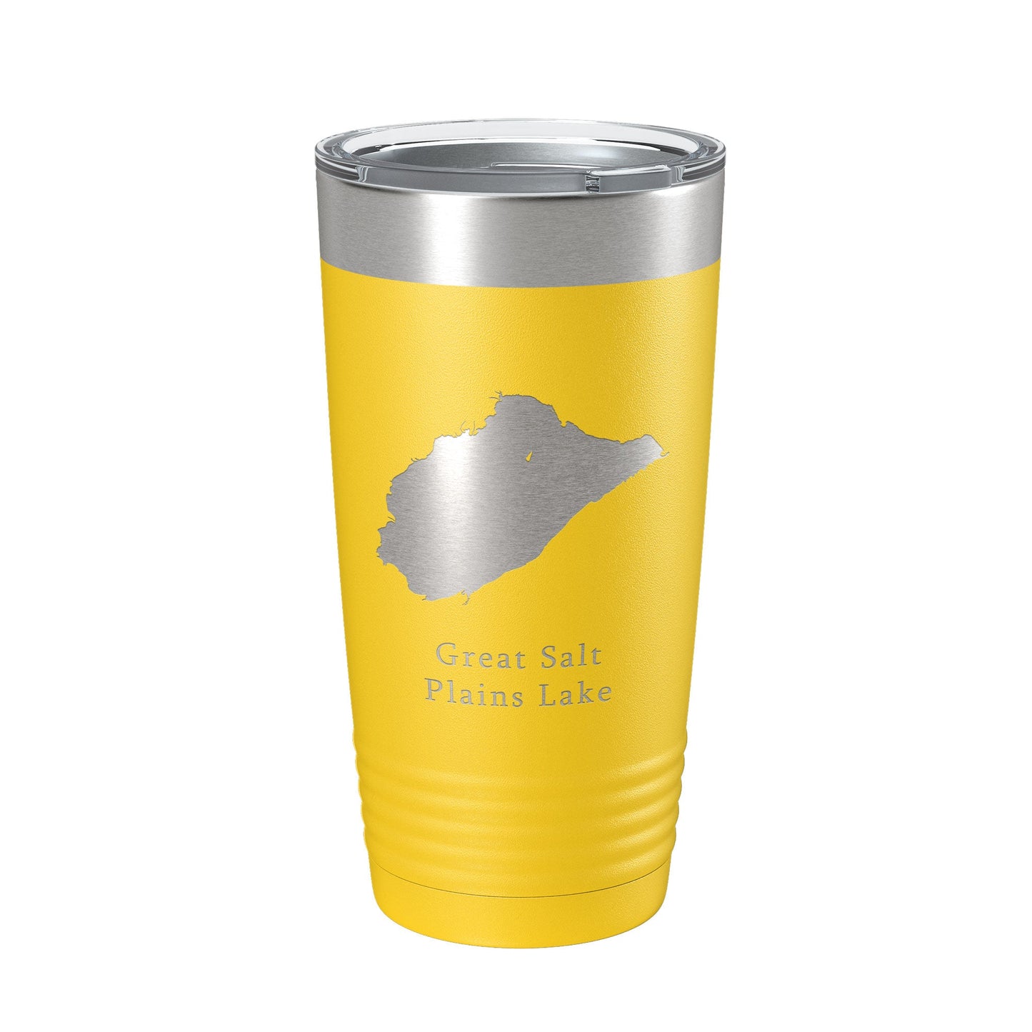 Great Salt Plains Lake Map Tumbler Travel Mug Insulated Laser Engraved Coffee Cup Oklahoma 20 oz-19