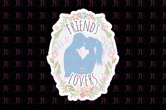 Friends to Lovers Trope Weatherproof Vinyl Sticker-1